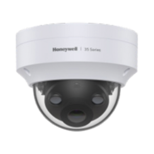 HONEYWELL HC35W45R3 Mini Domo IP 5 Megapíxeles / Lente 2.8 mm / 40 mts IR / NDAA / ONVIF / Exterior IP67 / Antivandálica IK10 / IA (Filtro de Humanos y Vehiculos) / Conteo de Personas / Merodeo / H.265 / PoE / Alarmas I/O / Serie 35 / Honeywell Security