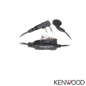 KENWOOD KHS-26 Micrófono miniatura con clip y audífono P/ TK2202/3202L, TK2302/3302, TK2000/3000, TK2402/3402, TK2312/3312, NX240/340, NX220/320