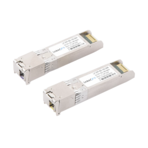 LINKEDPRO BY EPCOM LP-SFP-BD-10G-80 Transceptores Bidireccionales SFP+ (Mini-Gbic) / Monomodo / 10 Gbps de velocidad / Conector LC / Hasta 80 km de Distancia / 2 Piezas