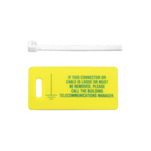 PANDUIT LTYK Kit de 10 Etiquetas Impresas para Identificación de Tierra Física, Incluye 10 Cinchos Retardantes a Flama