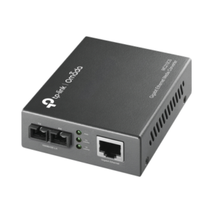 TP-LINK MC210CS Convertidor Multimedia Mono-modo, 1 puerto RJ45 1000 Mbps, conector de fibra SC, hasta 15 Km