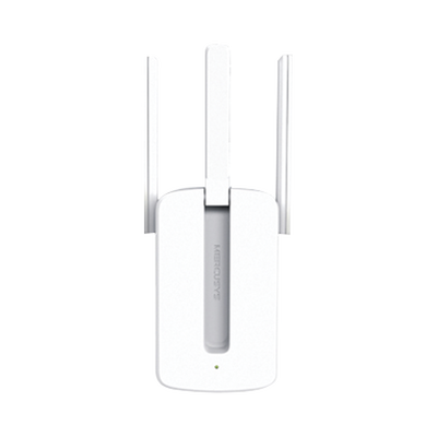 MERCUSYS MW300RE Repetidor / Extensor de Cobertura WiFi N, 300 Mbps, 2.4 GHz y 3 antenas externas.