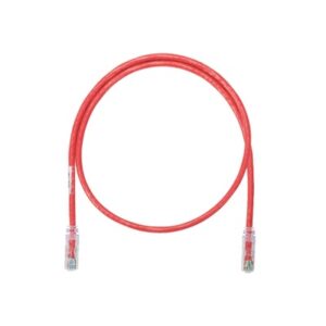 PANDUIT NK6PC3RDY Cable de parcheo UTP Categoría 6, con plug modular en cada extremo - 1 m. - Rojo