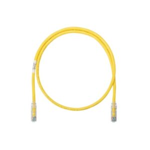 PANDUIT NK6PC3YLY Cable de parcheo UTP Categoría 6, con plug modular en cada extremo - 1 m. - Amarillo