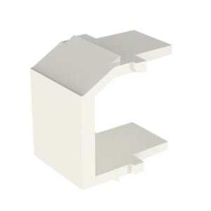 PANDUIT NKBMIW-X Módulo de tapa ciega (Inserto Ciego), Tipo Keystone, Color Blanco Mate