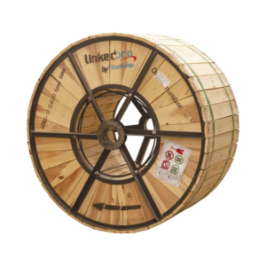 LINKEDPRO BY FIBERHOME OC-ADSS-12C-S100/4KM Carrete de 4 km / 13,000 ft de Fibra Óptica Aérea (ADSS) G.652D, Monomodo de 12 Hilos, Exterior, Span 100, Loose Tube