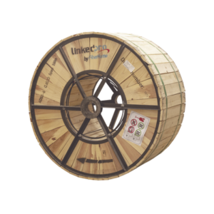 LINKEDPRO BY FIBERHOME OC-ADSS-24C-S100/4KM Carrete de 4 km de Fibra Óptica Aérea (ADSS) G.652D, Monomodo de 24 Hilos, Exterior, Span 100, Loose Tube