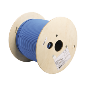 PANDUIT PFL6X04BU-CEG Bobina de Cable Blindado F/UTP de 4 Pares, Cat6A, Soporte de Aplicaciones 10GBase-T, LSZH (Libre de Gases Tóxicos), Color Azul, 305m