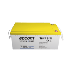 EPCOM POWERLINE PG12200 Batería de GEL PURO / 12 V @ 200 Ah / Ciclo profundo / Para uso en sistemas de energía ininterrumpida