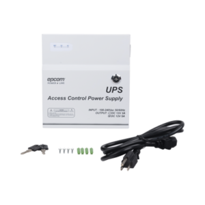 EPCOM POWERLINE PL12DC5ABK Fuente de Alimentación de 1 Salida 11-15 Vcc 5 A / Temporizador Integrado / Con Capacidad de Batería de Respaldo / Requiere Batería / Voltaje de Entrada 96-264 Vca