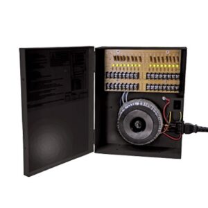 EPCOM POWERLINE PLAC15A16 Fuente de poder profesional de 24 Vca @ 15A para 16 cámaras, con voltaje de entrada en 120 Vca