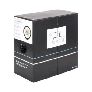 LINKEDPRO BY EPCOM PRO-CAT-6-EXT-LITES Bobina de cable 305 Metros Cat6, 24 AWG, Climas EXTREMOS, Color negro, sin blindar, para intemperie