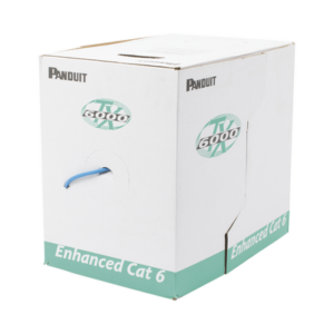 PANDUIT PUL6004BU-FE Bobina de Cable UTP 305 m. de Cobre, TX6000™ PanNet, Reelex, Azul, Categoría 6 Mejorado (23 AWG), LSZH (Bajo Humo, Cero Halógenos), de 4 pares