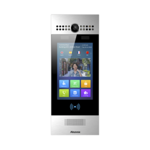 AKUVOX R29C Videoportero IP Multiapartamento / SIP / PoE / Administración en la Nube / Acceso por Rostro, Tarjeta, PIN, BLE y Código QR / IK06 e IP65 / Compatible con App SmartPlus
