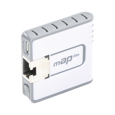 MIKROTIK RBMAPL-2ND (mAP lite) Mini Access Point 1 Puerto Fast Ethernet, Wi-Fi 2.4GHz 802.11b/g/n