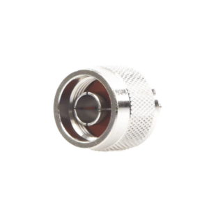 RF INDUSTRIES,LTD RFN-1005-2N Conector N Macho de Anillo Plegable para Cables Coaxiales RG-58/U, RG-142/U, LMR-195, Níquel/ Oro/ Teflón.â€‹