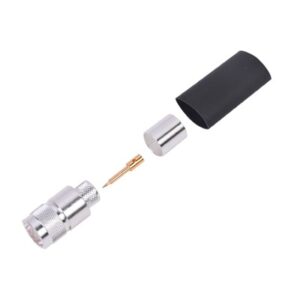 RF INDUSTRIES,LTD RFN-1006-2L2 Conector N Macho de Anillo Plegable para 7977A (RF-600), LMR-600, CNT-600.