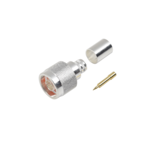 RF INDUSTRIES,LTD RFN-1006-3I Conector N Macho de Anillo plegable para cables LMR-400, 9913, CNT-400, RG8/U-SYS, RFLASH-1113, 8214, 7810A.