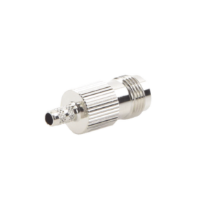 RF INDUSTRIES,LTD RFT-1216-1 Conector TNC Hembra de Anillo Plegable para Cables RG-58/U, RG-142/U, Niquel /Oro /Delrin.