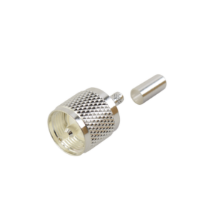 RF INDUSTRIES,LTD RFU-505-ST Conector UHF Macho (PL-259) de anillo plegable para cables RG-58/U, RG-142/U.