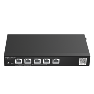 RUIJIE RG-EG305GH-P-E Reyee Router de Oficina PoE de 5 Puertos de Alto Rendimiento, Gestionable en la Nube, 1.5 Gbps, Hasta 300 Clientes, 4 Salidas PoE, 64 Túneles VPN