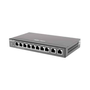 RUIJIE RG-EG310GH-P-E RG-EG310GH-P-E, Router de Oficina PoE, Administrable en la Nube de Alto Rendimiento de 10 Puertos Gigabit