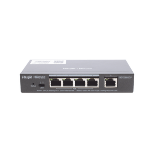 RUIJIE RG-ES205GC-P Switch PoE Inteligente Administrable en la Nube de 5 Puertos Gigabit, 4 PoE+, 54W.
