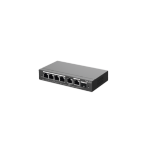 RUIJIE RG-ES206GS-P Switch Administrable, 6 Puertos Gigabit, 4 Puertos PoE+ 802.3af/at Gigabit, 1 Puerto Gigabit Uplink, 1 Puerto Combo SFP Uplink, Gestión Gratuita desde la Nube, 54W