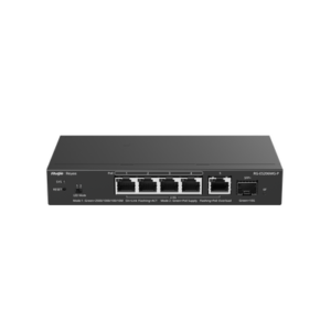 RUIJIE RG-ES206MG-P Switch Administrable Capa2 PoE+ con 5 puertos Multi-Gigabit 2.5Gb, hasta 70w PoE 802.3af/at