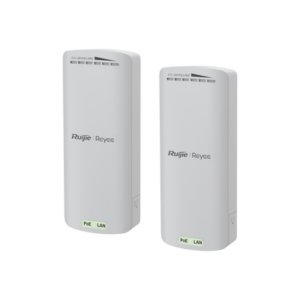 RUIJIE RG-EST100-E Kit completo Punto a Punto para distancias de hasta 500m, 2.4GHz, Ideal para Ascensor, Campus y Edificios, hasta 300Mbps