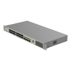 RUIJIE RG-NBS3100-24GT4SFP-P-V2 Switch PoE Gestionable en la Nube de Capa 2 Gigabit de 28 Puertos, 24 Puertos Gigabit PoE+, 4 SFP, 370W
