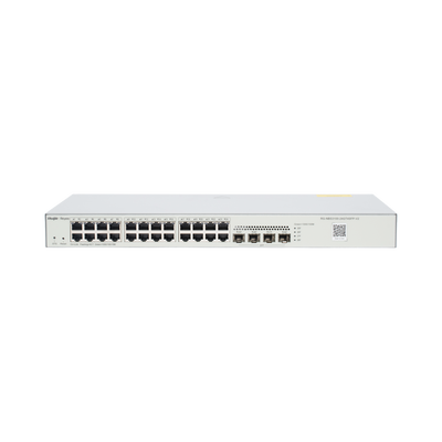 RUIJIE RG-NBS3100-24GT4SFP-V2 Switch No PoE Gestionable en la Nube de 28 Puertos Gigabit Capa 2, 24 x 10/100/1000Base-T + 4 Puertos SFP