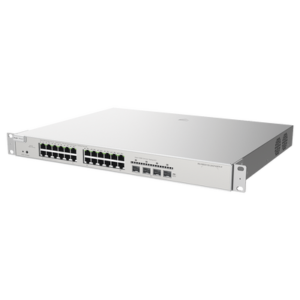 RUIJIE RGNBS510024GT4SFPP Switch Administrable PoE L3 con 24 puertos Gigabit PoE 802.3af/at + 4 SFP, gestión gratuita desde la nube, 370w