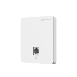 RUIJIE RG-RAP1200(F) Punto de Acceso para pared, 802.11ac Wave 2, MIMO 2X2, 1.2 Gbps, puerto adicional frontal 10/100 ideal para habitaciones
