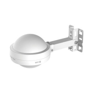 RUIJIE RG-RAP6262(G) Punto de acceso Wi-Fi 6 para exterior 360°, IP 68, doble banda, 1775 Mbps, 2 puertos GE, hasta 256 usuarios, protección hasta 4 kV y protección contra erosión eólica, compatible con reyee mesh