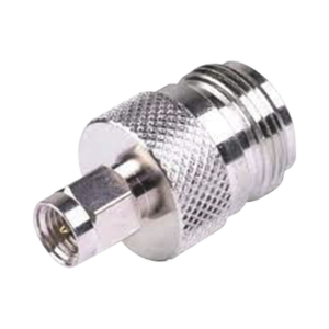 RF INDUSTRIES,LTD RSA-3452 Adaptador en Linea de Conector SMA Macho a N Hembra, Niquel/ Oro/ Teflón.