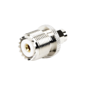 RF INDUSTRIES,LTD RSA-3457 Adaptador en Línea, de Conector SMA Macho a UHF Hembra (SO-239), Níquel/ Oro/ Teflón.