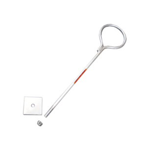 SYSCOM TOWERS SAR-45G Ancla de Losa o Pared de 65 cm. de 3/4" de Grosor Galvanizada por Inmersión en Caliente.