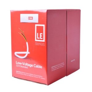 SFIRE SF-22-04-LE Bobina de 305 Metros / Cable de CCA / 4x22 AWG / Tipo Aluminio Revestido de Cobre / Aplicaciones en Alarmas de Intrusión /Automatización