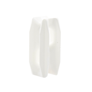 SFIRE SFESQUINEROW Aislador Blanco para postes de esquina de alta Resistencia con Anti UV de uso en cercos eléctricos