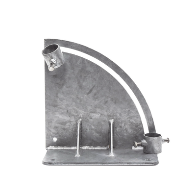 SYSCOM TOWERS SLM-BA-3G Base para Mástil con Ajuste de Ángulo. Diámetros de Mastil: 1" a 1-3/4"