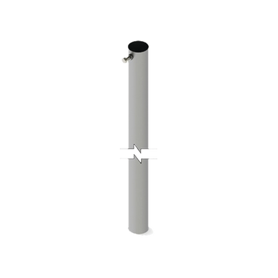 SYSCOM TOWERS SLM-S4G Sección 1 de Mástil Ligero Telescópico, 3 metros altura, 1-3/4" de Diámetro.