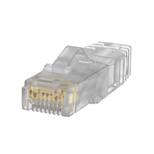 PANDUIT SP6X88-C Plug RJ45 Cat6A, Para Cable UTP de Calibre 23-24 AWG, Chapado en Oro de 50 micras.