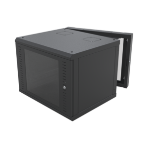 LINKEDPRO BY EPCOM SR-1912-GAP-V4 Gabinete Abatible de Pared (Con Marco Trasero) con Rack 19" de 12 Unidades. Ventana de Cristal Templado.