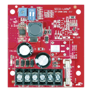 ENFORCER SECOLARM ST-2406-2AQ Fuente de Alimentación y Cargador / 6 o 12 o 24 Vcd / 1.5 A Continuo / Protección contra corto circuito