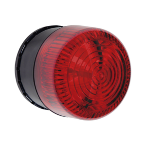 STI STI-SA5500-R Alarma de Una Zona para Uso en Exterior, Notificación Audible y Visible, Color Rojo