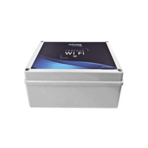 YONUSA TARJET-WIFI-LITE Modulo WIFI LITE con gabinete para uso en Energizadores YONUSA / Aplicación sin costo / Botón de Pánico/ 1 Salida Propósito General