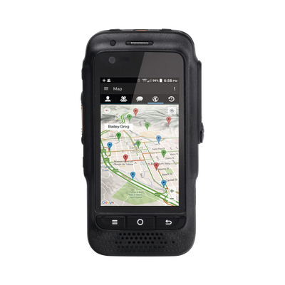 TELO SYSTEMS TE580PLUS Radio PoC 4G LTE IP67 Compatible Con NXRADIO /Pantalla Táctil 3.1" Gorilla Glass 3