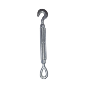 SYSCOM TOWERS TEN5/8X9OGJ Tensor de 5/8" x 9" Acero Forjado OJO-GANCHO Galv. Inmersión en Caliente (Carga Max. 1020 Kg).
