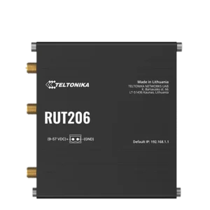 TELTONIKA RUT206 Router 4G Industrial Conectividad 4G Cat 4, 3G, 2G Interfaces Serie RS232 y RS485 para Comunicación